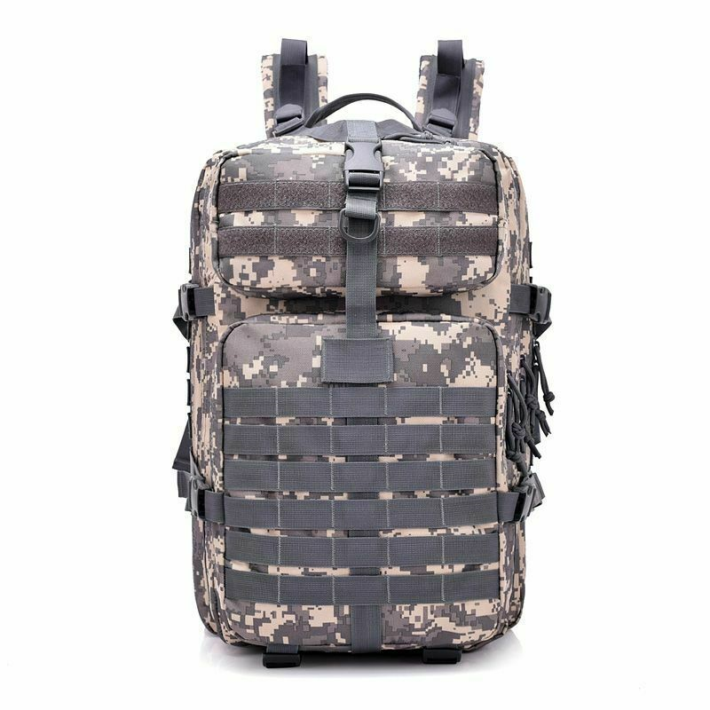 50L Tactical Bag Military Army Backpack Outdoor Multifunction Hiking Rucksack