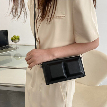 Crossbody Bag Casual Shoulder Bag Solid Color Messenger Bag 17*9*5 CM /9*10*6 CM