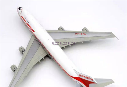 for JC Wings Air India for Boeing B747-200 VT-EFU 1:200 Aircraft Pre-built Model