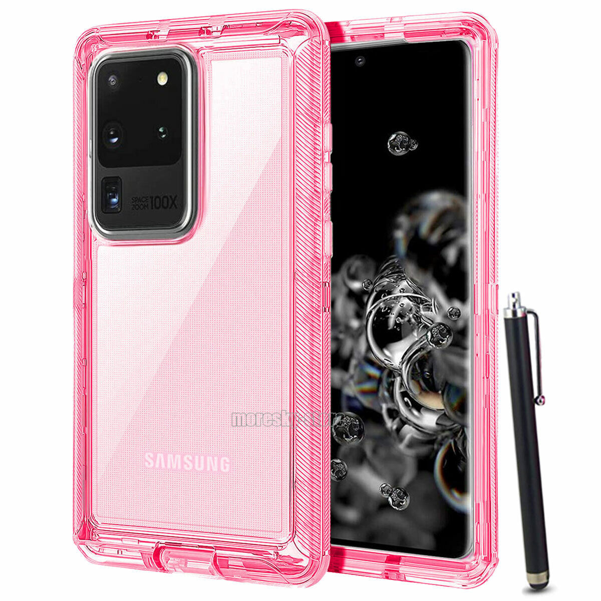 Case For Samsung Galaxy S20 Plus Ultra 5G, Clear Rugged Heavy Duty Phone Cover