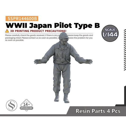 SSMODEL SSPR144600B 1/144 WWII Japan Pilot Type B