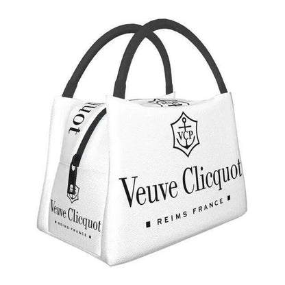 Custom Clicquot Champagne Lunch Bags Men Women VCP Warm Cooler Insulated Lunch B