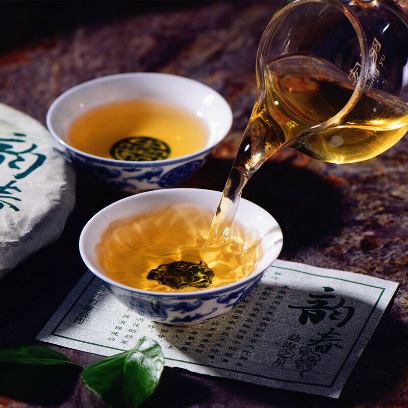 Yunnan Pu-Erh Tea Cake Specialty Tea Natural Big Tree Pu'er Green Tea 357g