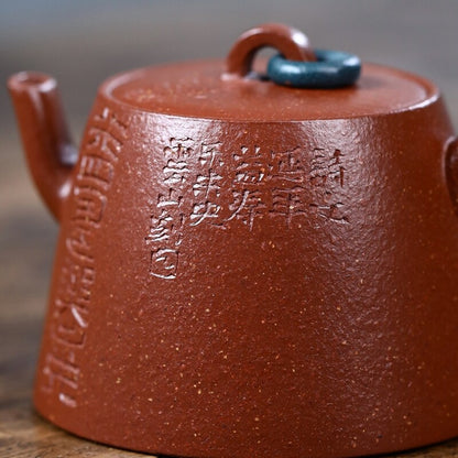 120ml Full Handmade Tea Pot Ball Shaped Infuser Holes Jingpo Clay Zisha Pot New