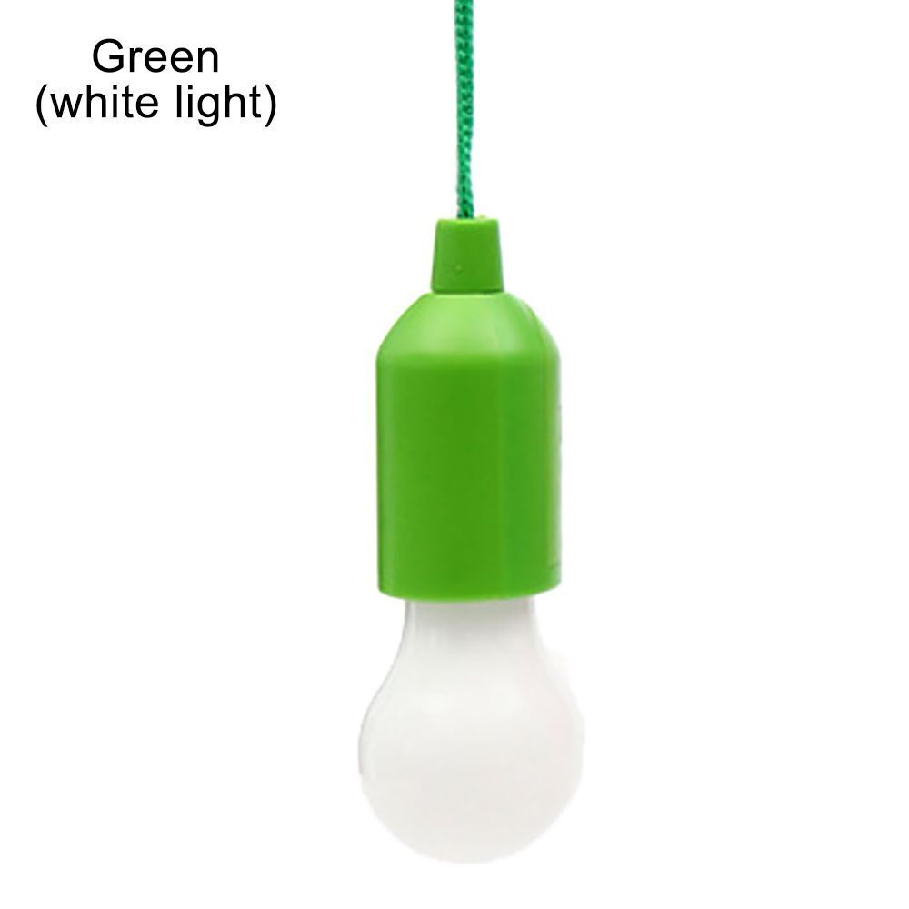 Camping Lamp Portable Battery Emergency Light LED Pull Cord BBQ Party Flashlight