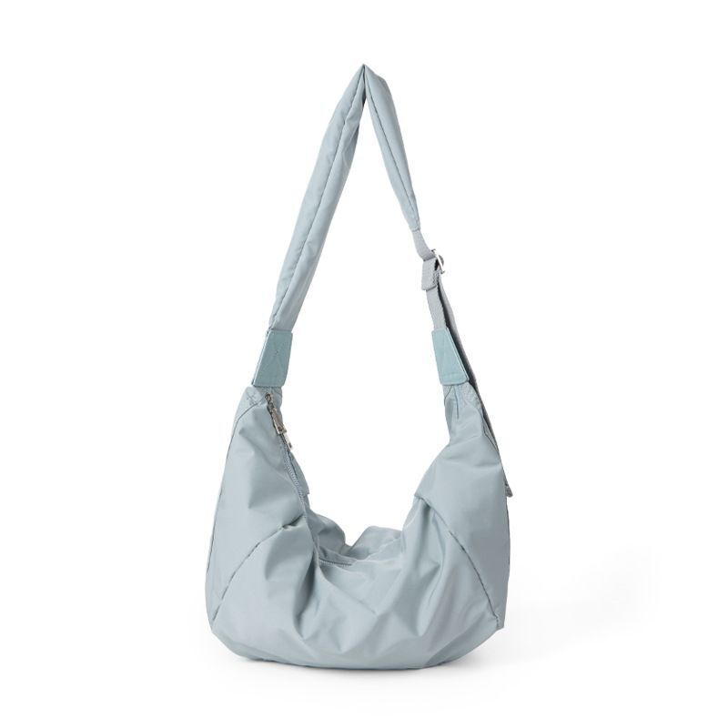 Cotton Bags Filled Nylon Large Single Shoulder Crossbody Dumpling Shape Bag 1 PC