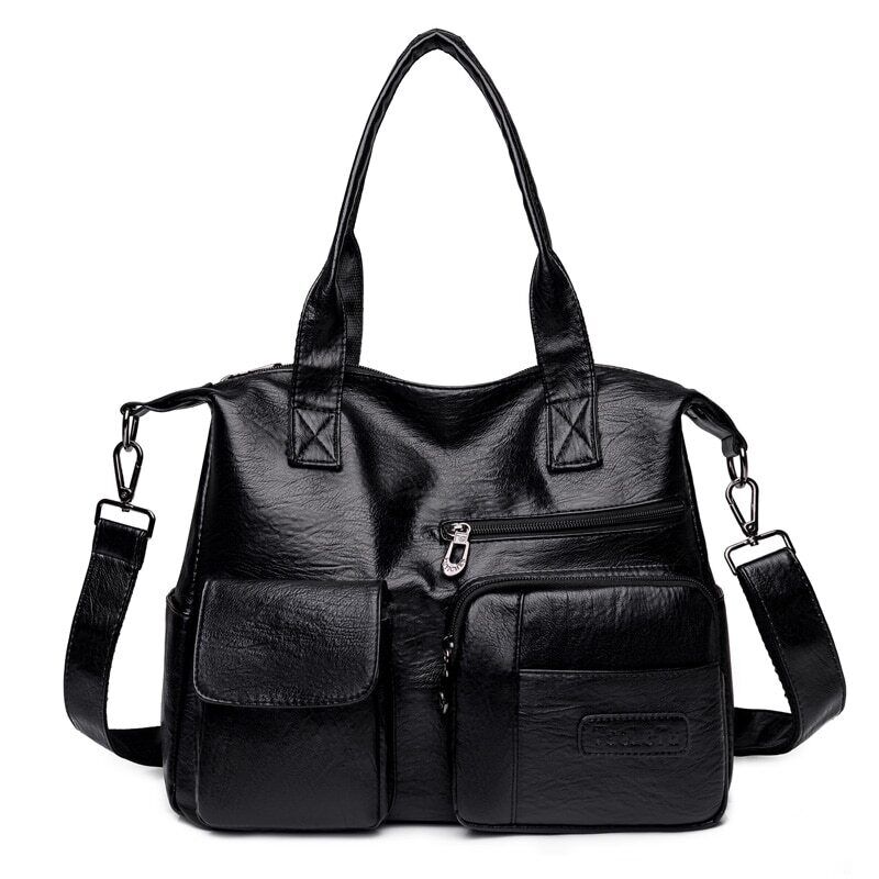 Women's Bag PU Leather Shoulder Bags Women Ladies Handbags