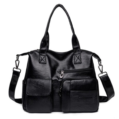 Women's Bag PU Leather Shoulder Bags Women Ladies Handbags