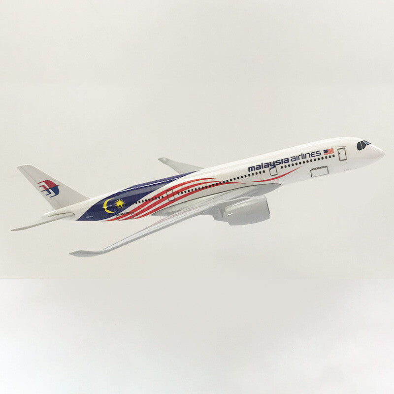 16cm 1:400 Alloy Metal A350 Malaysia Airlines Airplane Plane Model Collection