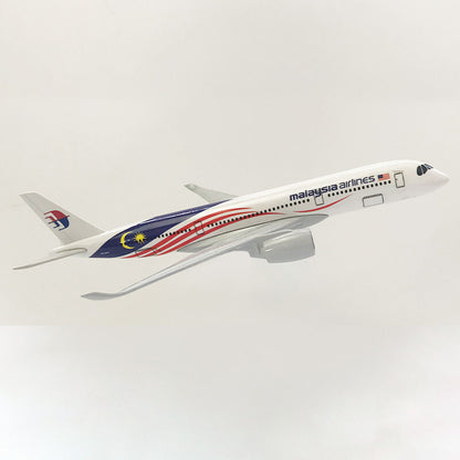 16cm 1:400 Alloy Metal A350 Malaysia Airlines Airplane Plane Model Collection