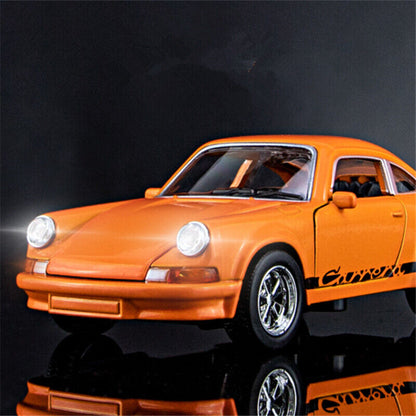 1974 porsche 911 carrera Classic Sports Car Diecast Model Alloy Toy Vehicle 1:32