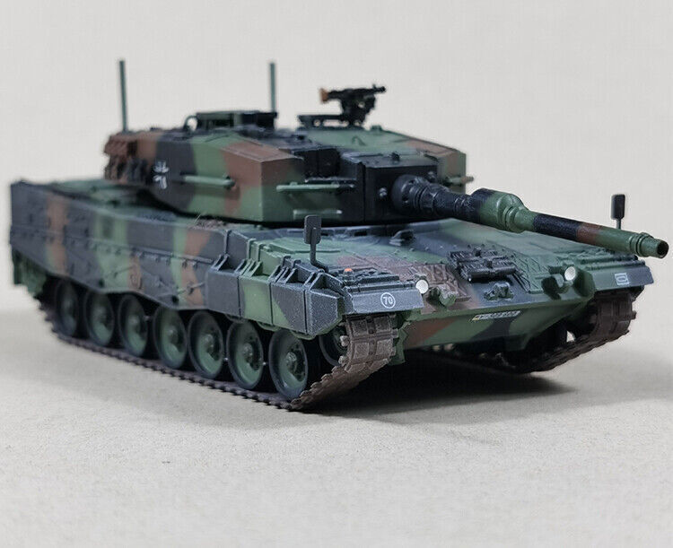 1/72 Panzerkampf German Leopard 2A4 Main Battle Tank NATO Tricolor Alloy Model