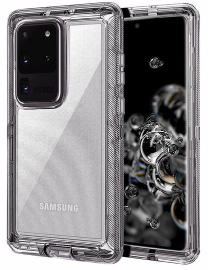 Case For Samsung Galaxy S20 Plus Ultra 5G, Clear Rugged Heavy Duty Phone Cover