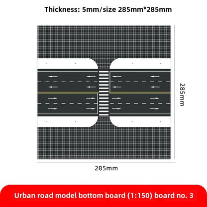 1/150 Building Model City Road Building DIY Scene Display Model Gifts
