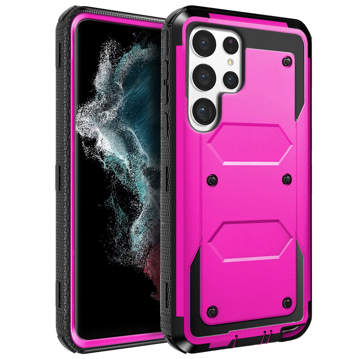 For Samsung Galaxy S22 Plus Ultra 5G Rugged Rubber Hard Shockproof Case Cover