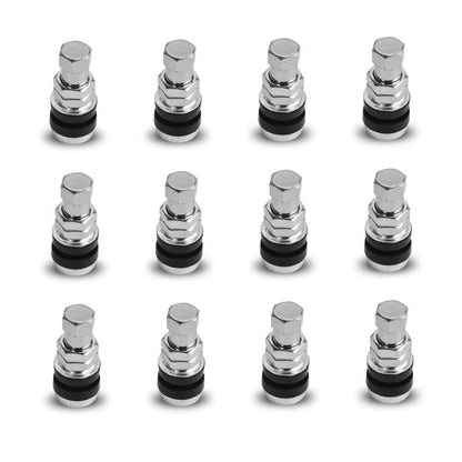 12 Valve Stems Bolt Durable Replacement Metal Rod Wheel Tire Valve Stems Bolt