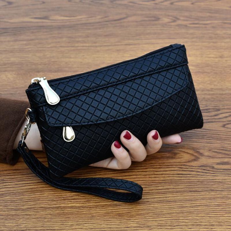 Wallet Fashion Leather Coin Wallet Card Holder Clutch Purse Handbag Phone Wallet