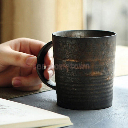 Bronze Ceramic Coffee Tea Mugs Cup Pottery Tea Cup