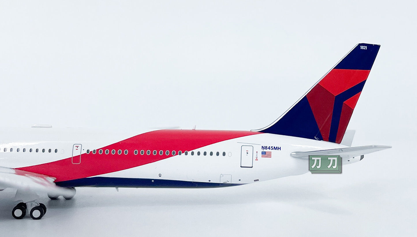 1:400 Panda DELTA BOEING 767-400 Passenger Airplane Diecast Aircraft Plane Model