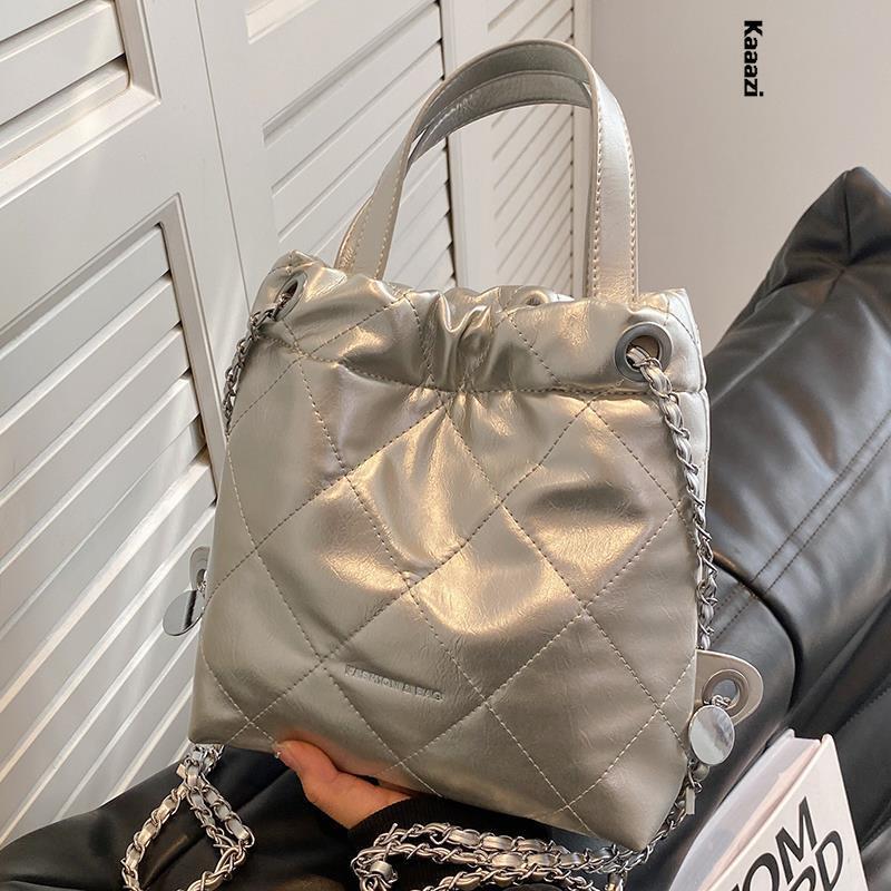 Chain Backpack 2023 Summer Handbag High Women's Pu Leather Shoulder Bag