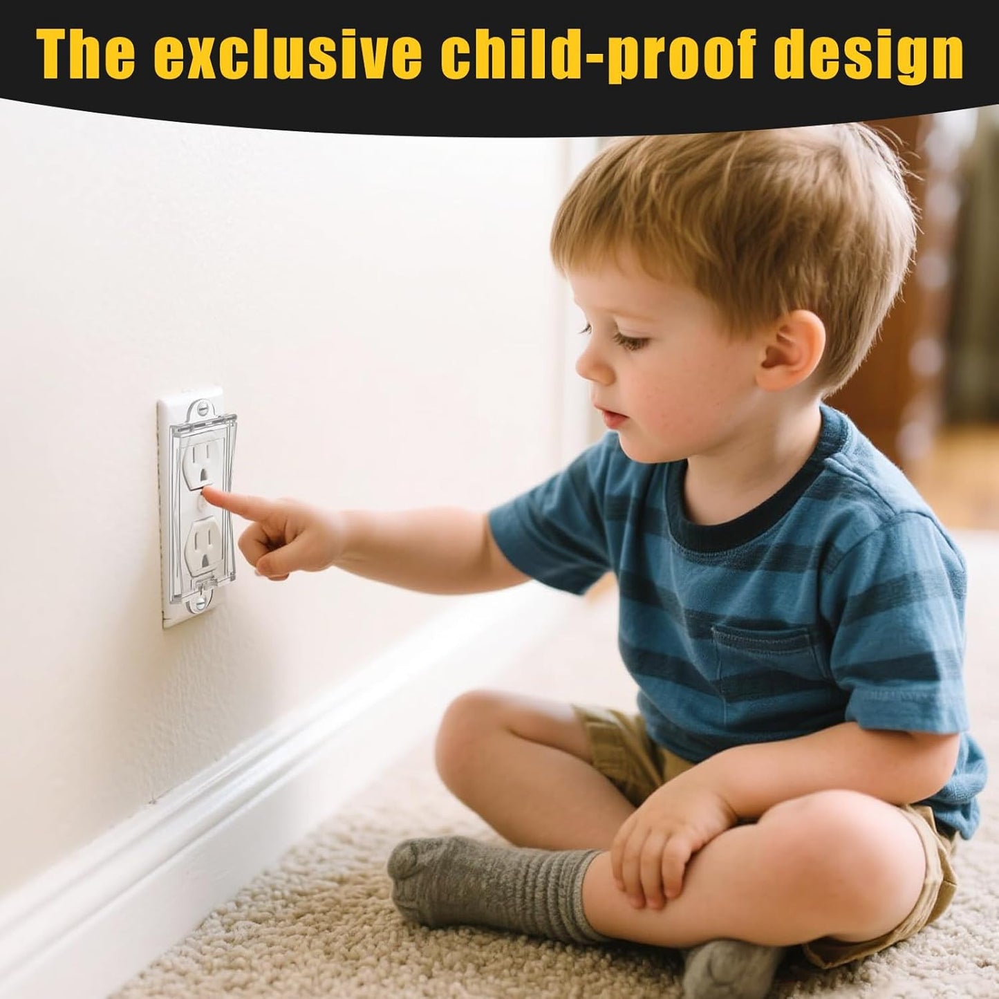 1 Light Switch Guard Cover, Baby Proof Wall Switch Cover Guard for Rocker Light