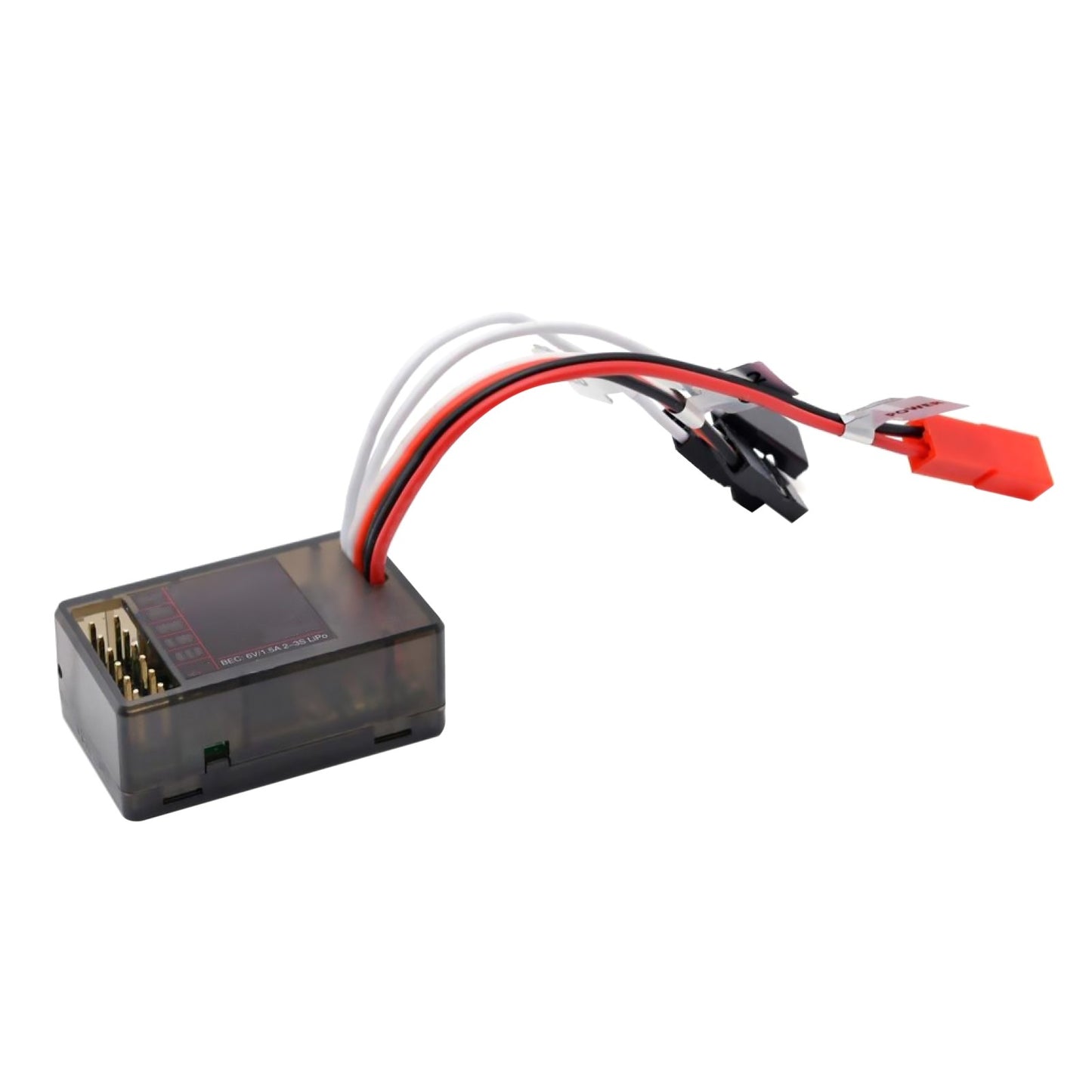 10A Brushed RC ESC 2s/3s Dual Way Brake LED Control for 1/28 1/24 RC Car Model a
