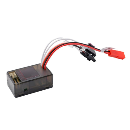 10A Brushed RC ESC 2s/3s Dual Way Brake LED Control for 1/28 1/24 RC Car Model a
