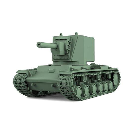 SSMODEL SS144861 1/144 Military Model Kit Soviet KV-2(1939) Medium Tank