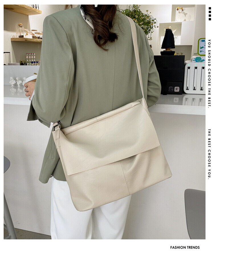 Big Women Bags Leather Bag Black Shoulder Bag Ladies Tote Handbag