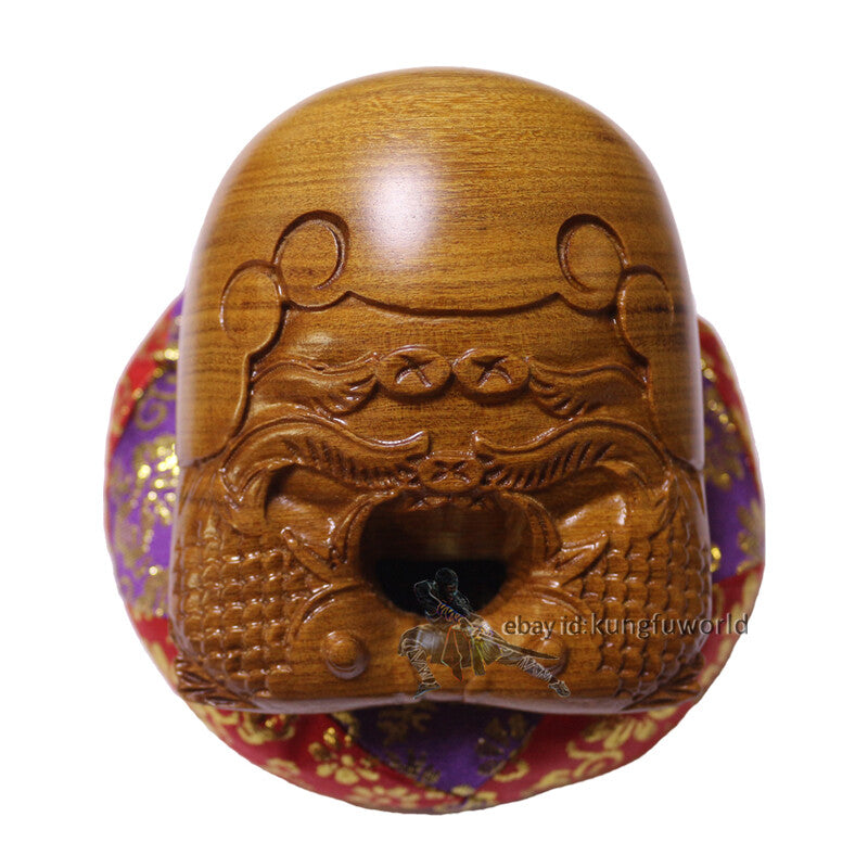 3.5 inch Zen Buddhist Monk Muyu Rosewood Wooden Fish Mokugyo Temple Block Drums