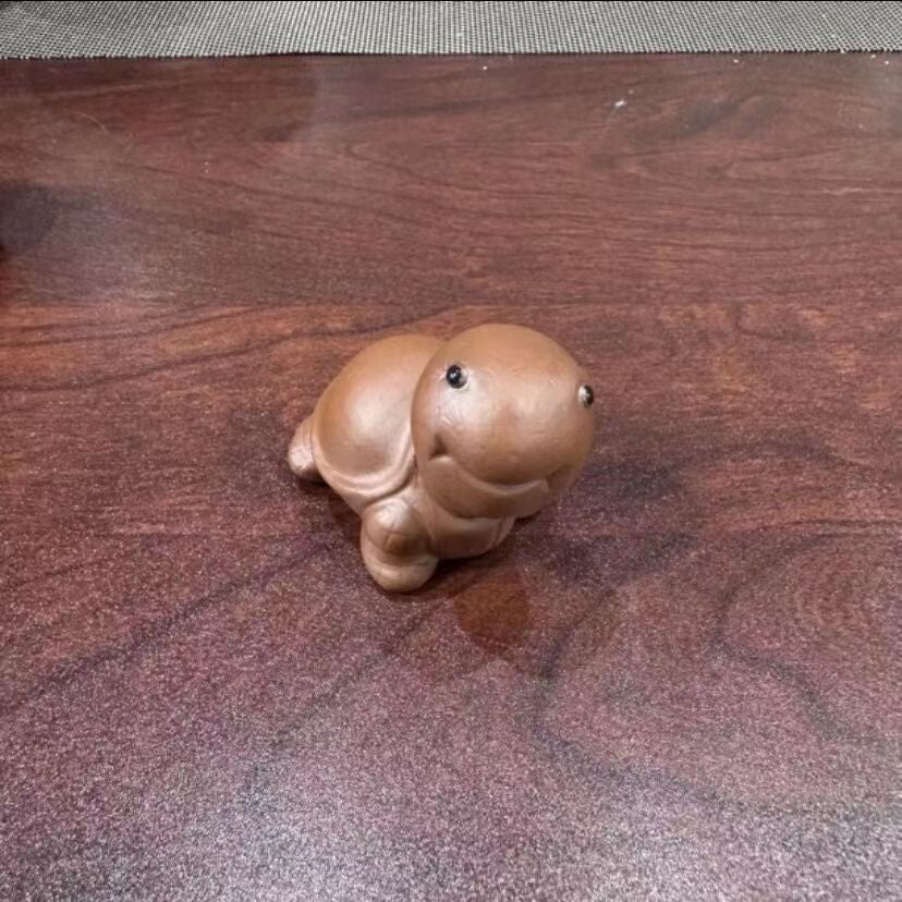 Chinese Yixing Zisha Pottery Tea Pet :baby Tortoise