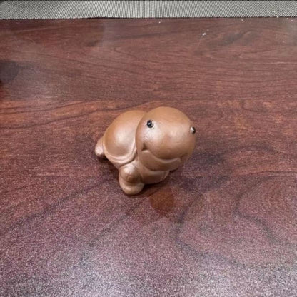 Chinese Yixing Zisha Pottery Tea Pet :baby Tortoise