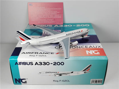 NG Models AIRFRANCE FOR AIRBUS A330-200 F-GZCL 1:400 Aircraft Pre-built Model