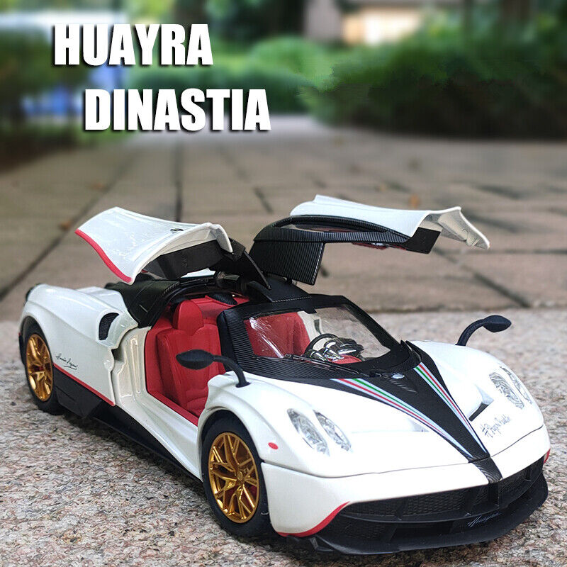 1:24 Pagani Huayra Dinastia Diecast Model Vehicle Toy Car Sound & Light Kid Gift