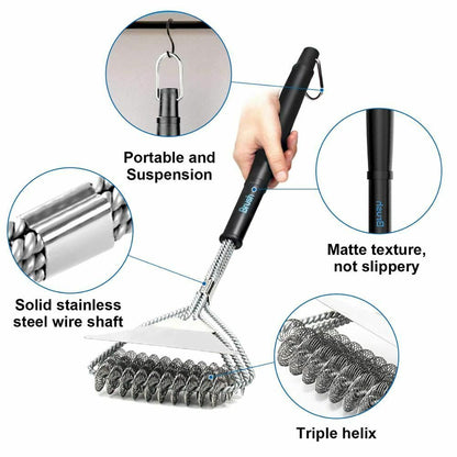 Grill Brush Scraper BBQ Cleaner Tools Weber Ideal Barbecue Accessories Stain Gas