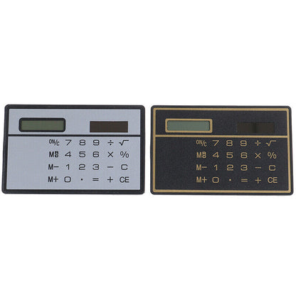 Mini Calculator Credit Card Size Stealth School Cheating Pocket Size 8 DigI-ca
