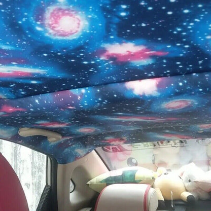 Car Headlining Fabric Star Pattern for Upholstery Auto Interior Home Decor DIY