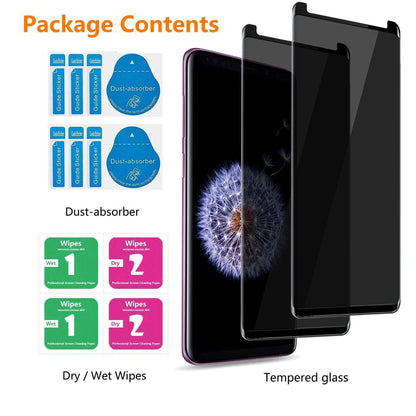 For Samsung Galaxy S9 Plus / S9 Thin Fit Privacy Tempered Glass Screen Protector