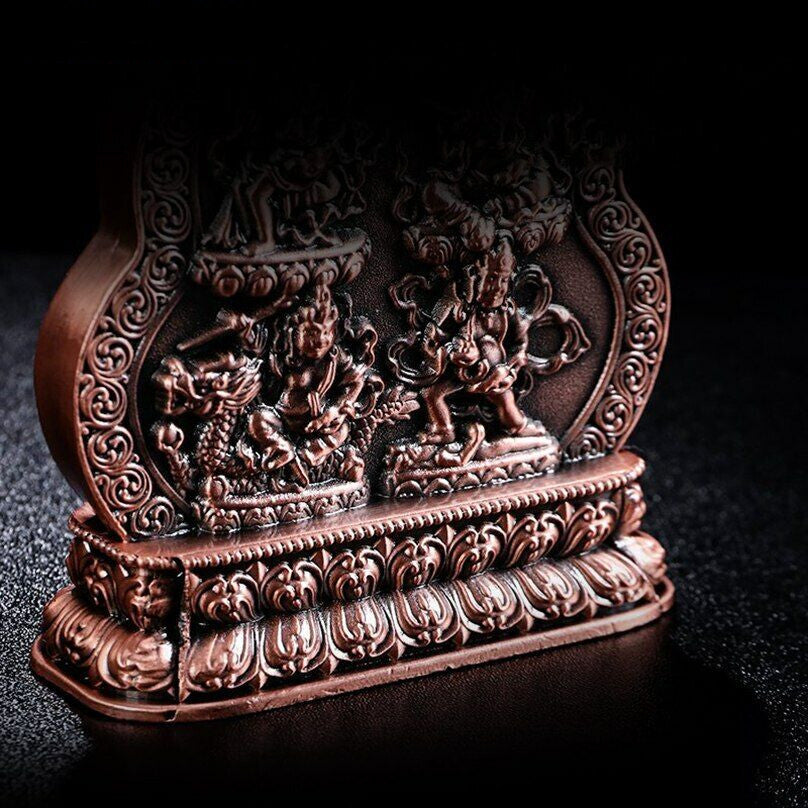 5in 12.5cm Five Jambhala Statue Kubera Water God of Wealth Lucky Collectible