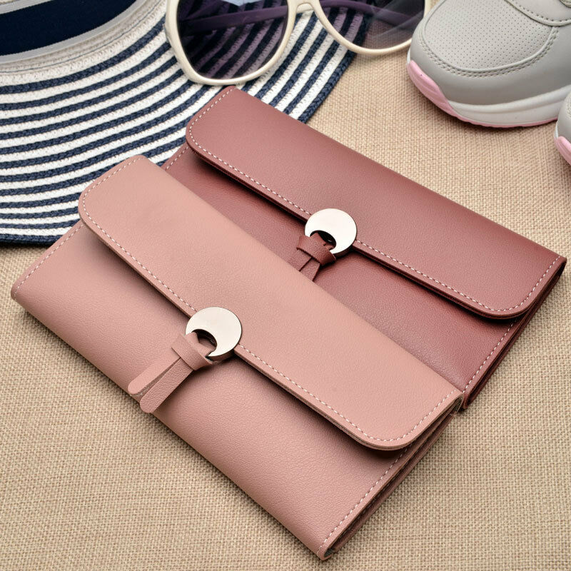 Women Leather Wallet Rfid Design Lady Party Clutch Bag Fashion Long Purse Gifts