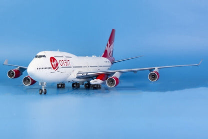 1:200 35CM JC Wings Virgin Orbit BOEING 747-400 Passenger Airplane Diecast Model