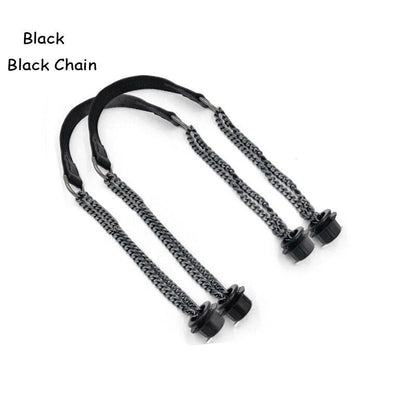 Synthetic Leather Chain Handle Silver Aluminum Handle Bag Handbag Accessories
