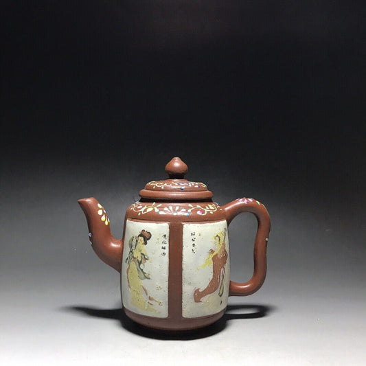 vintage chinese yixing purple clay teapot zisha ceremony teaware collection rare