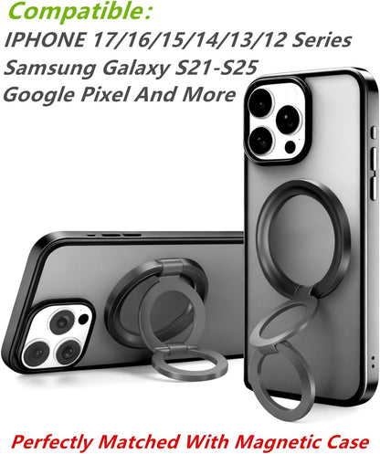 Magnetic Phone Ring Magsafe Phone Grip, Magnetic Cell Phone Stand Holder Finger