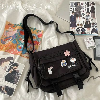Bag Handbags School Single Shoulder Girl Student Postman Women's