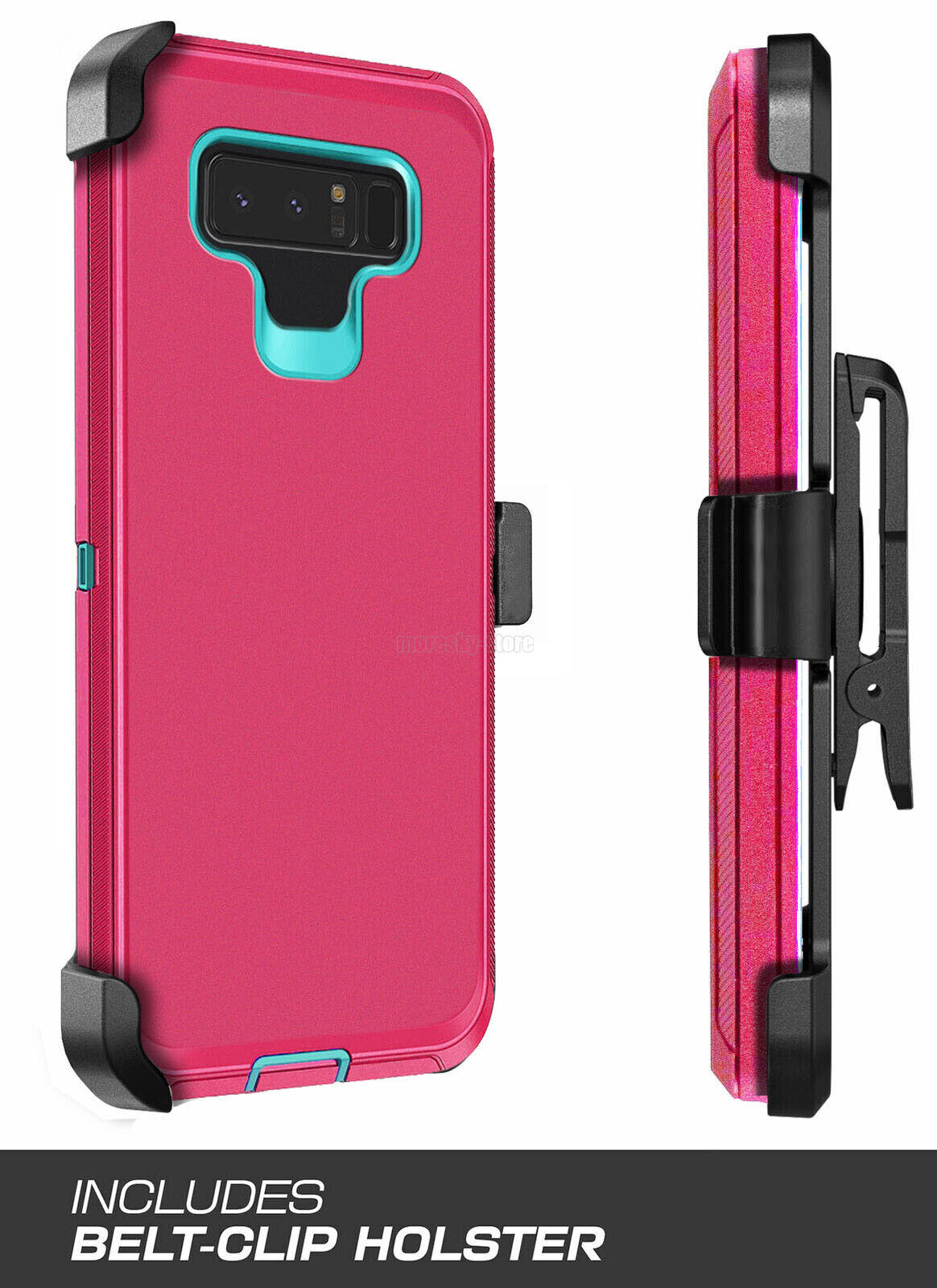 For Samsung Galaxy Note 8 Heavy Duty Rugged Hard Soft Case / Clip Holster Stand
