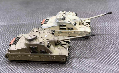 1:144 Pocket World of Tanks UK A39 Turtle Tank Finished Two-Pack Model