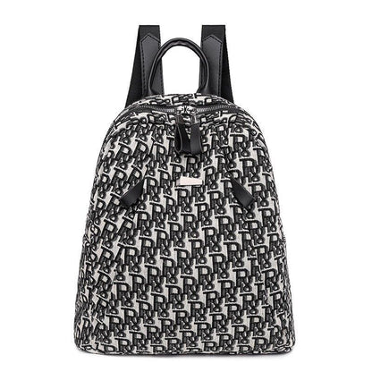 Letter Backpack Oxford Canvas Purse Traveling Small Bags Cute Backpack Polyester