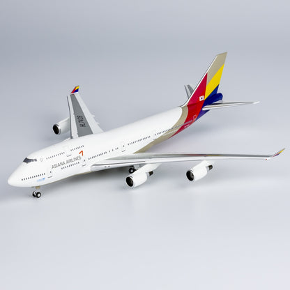 1:400 NG Lite Asiana Airlines Boeing 747-400 Diecast Aircraft Model HL7428