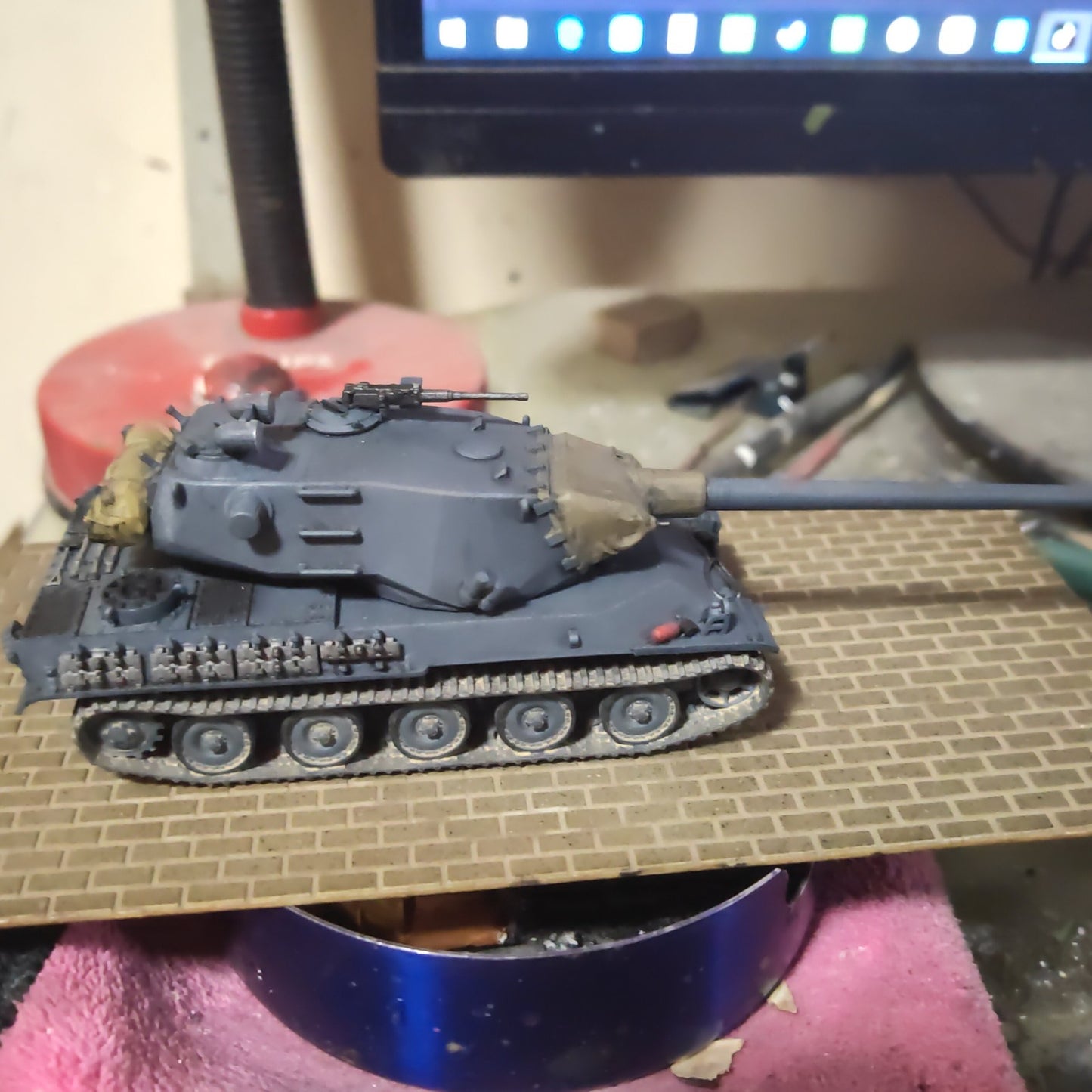 3D Printed 1/72 French M4 Tank Finished Product